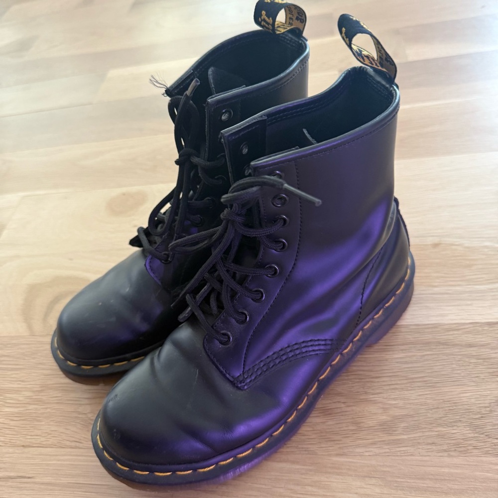 Dr. Martens 1460 Black Leather Lace-Up Boots